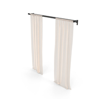 Curtains Beige Tulle PNG & PSD Images