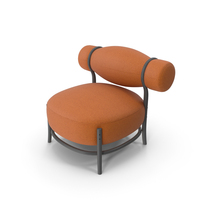Orange Chignon Chair PNG & PSD Images