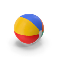 Inflatable Rainbow Color Beach Ball PNG & PSD Images