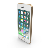 iPhone SE Gold PNG & PSD Images