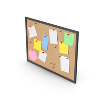 Corkboard With Notes PNG & PSD Images