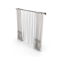 Curtains With Tulle PNG & PSD Images