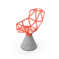 Konstantin Grcic Chair One Concrete Swivel Base PNG & PSD Images