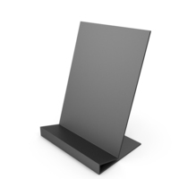 Black Cantilever Bookstand PNG & PSD Images