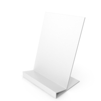 White Cantilever Bookstand PNG & PSD Images
