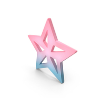 Colorful Christmas Star Symbol PNG & PSD Images