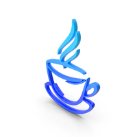 Colorful Coffee Cup Symbol PNG & PSD Images