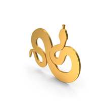 Golden Snake Logo PNG & PSD Images