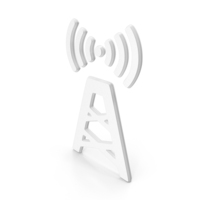 White Network Signal Logo PNG & PSD Images