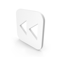 White Rewind Logo PNG & PSD Images