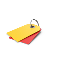 Red & Yellow Tags PNG & PSD Images