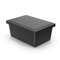 Black Plastic Container PNG & PSD Images