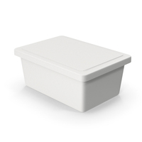 White Plastic Container PNG & PSD Images