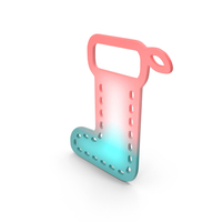 Colorful Christmas Shoe Symbol PNG & PSD Images