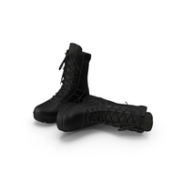 Black Army Boots PNG & PSD Images