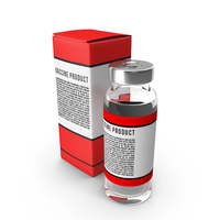 Vaccine Box With Vial PNG & PSD Images