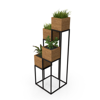 Indoor Plants Shelf PNG & PSD Images