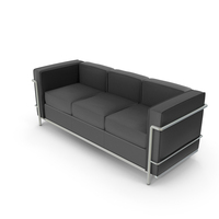 LC2 Petite Three Seat Sofa PNG & PSD Images
