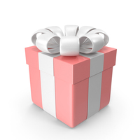 Pink Cartoon Gift Box PNG & PSD Images