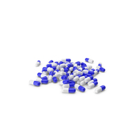 Blue And White Pills PNG & PSD Images