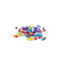 Colorful Pills PNG & PSD Images