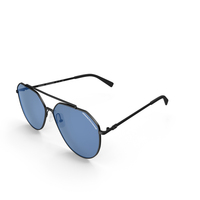 AE AX2023S Blue And Black Sunglasses PNG & PSD Images
