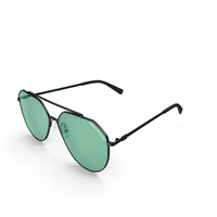 AE AX2023S Green And Black Sunglasses PNG & PSD Images