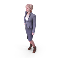 Businesswoman Standing With A Hand Over Her Hip PNG & PSD Images