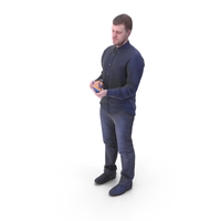 Robert Casual Standing - 3D Human Model PNG & PSD Images
