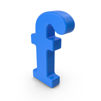 Blue Lowercase Letter F PNG & PSD Images