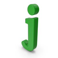 Green Lowercase Letter J PNG & PSD Images