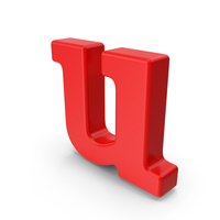 Red Lowercase Letter U PNG & PSD Images