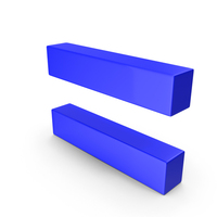 Blue Equal To Sign PNG & PSD Images