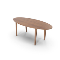 Norman Cherner Table - Oval PNG & PSD Images