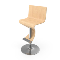 Bar Stool Ash Wood PNG & PSD Images