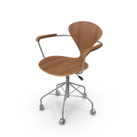 Norman Cherner Task Chair With Arms PNG & PSD Images