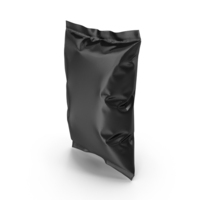 Black Bag Template for Snacks PNG & PSD Images