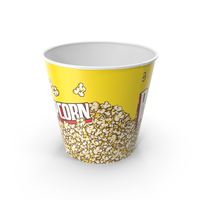 Empty Big Popcorn Bucket PNG & PSD Images