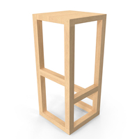 Bar Stool Ash Wood PNG & PSD Images