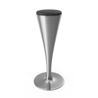 Bar Stool Black Leather PNG & PSD Images