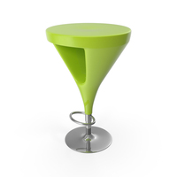 Bar Stool Lime Plastic PNG & PSD Images