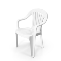 Plastic Chair White PNG & PSD Images