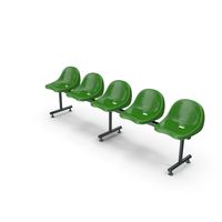 Plastic Chairs Row of 5 Seater PNG & PSD Images