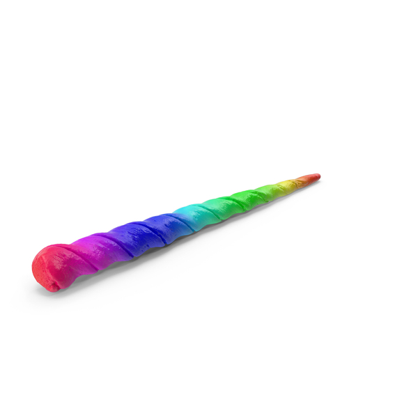 Rainbow Unicorn Horn PNG & PSD Images