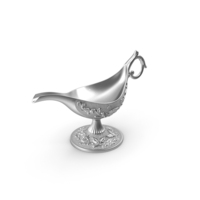 Silver Oil Lamp PNG & PSD Images