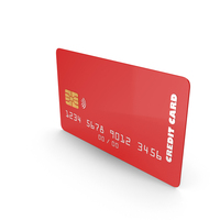 Red Cartoon Credit Card PNG & PSD Images