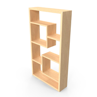 Bookshelf Ash Wood PNG & PSD Images