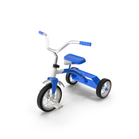 Classic Blue Tricycle Generic PNG & PSD Images