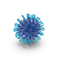 Coronavirus 2020 Blue Virus Cell Organism PNG & PSD Images