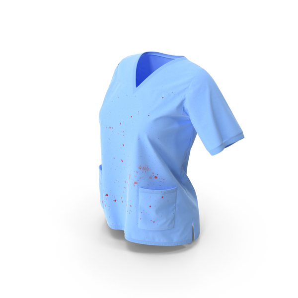 Female Surgeon Dress Stained with Blood PNG & PSD Images